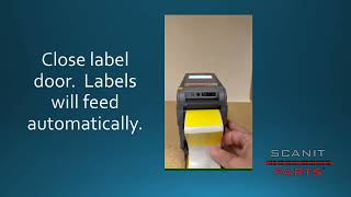 How to load labels in the Urovo K388 Pro scanner