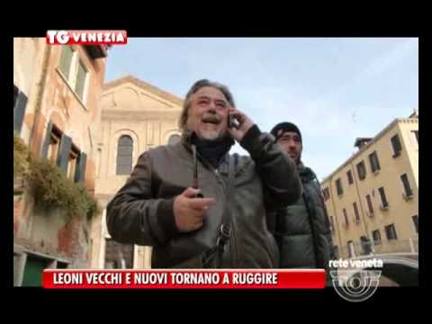 VENEZIA TG - 01/12/2015 - RESTAURO DI VARI LEONI A VENEZIA