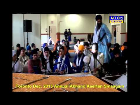 005 Toronto Dec. 2015 Sunday Morning - B. Bhavandeep Kaur Jee Ottawa