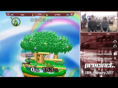 Precinct February - Jayy (C.Falcon) Vs. Pilot (Peach) Melee Pools