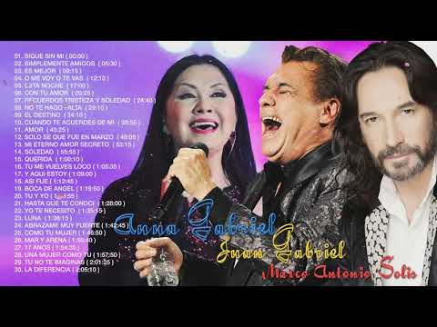 MARCO ANTONIO SOLIS, ANA GABRIEL, JUAN GABRIEL EXITOS MEJORES CANCIONES DE AMOR DE LA HISTORIA