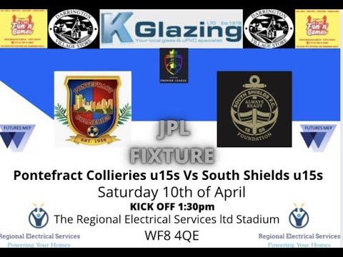 Pontefract Collieries U15's vs South Shields U15's 10-04 -2021
