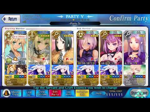 FGO NA: Nero Fest 2019 Finals 3 Turn (Summer Mordred)