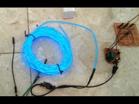 How to dim / fade EL wire with Arduino - Tutorial