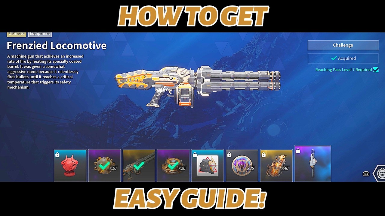 How To Get Frenzied Locomotive Ultimate Weapon!-The First Descendant