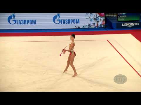 CASALI Giulia (SMR) - 2019 Rhythmic Junior Worlds, Moscow (RUS) - Qualifications Clubs