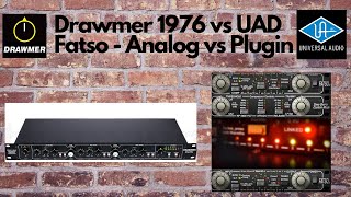 Video thumbnail for Drawmer 1976 vs UAD Fatso - Analog vs Plugin by Yave Rust