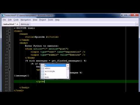 Python/Flask Tutorial part 2 - Dangerous stuff