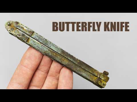 Balisong Knife Restoration  |  ASMR Video