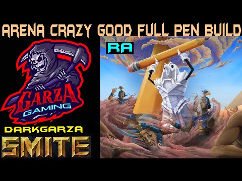 Smite Arena RA FULL Pen Build | Beginner Friendly God and Build that will Destroy!!!