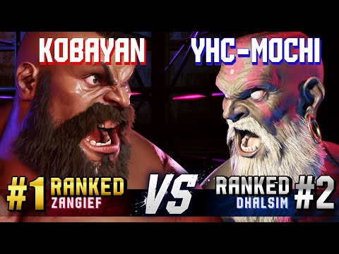 SF6 ▰ KOBAYAN (#1 Ranked Zangief) vs YHC-MOCHI (#2 Ranked Dhalsim) ▰ High Level Gameplay