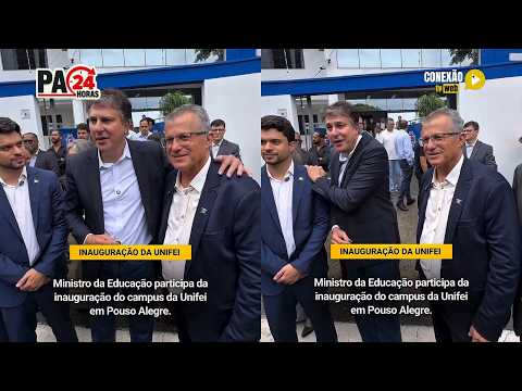 Vídeo: Ministro da Educação participa da inauguração do campus da Unifei em Pouso Alegre.