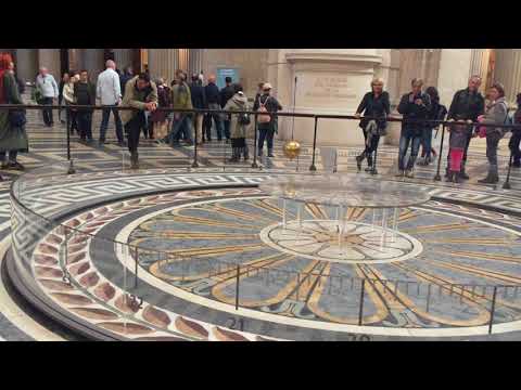 Foucault Pendulum in Pantheon, Paris