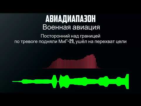 Посторонний над границей. По тревоге подняли МиГ-29, ушёл на перехват!
