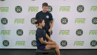 Active tripod hamstring  stretch w/Lax ball thumbnail