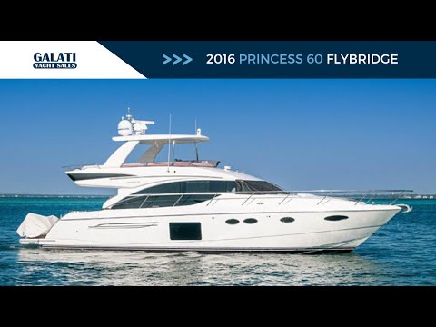 Princess 60 Flybridge video
