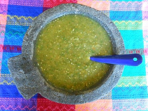 Salsa Verde. Salsa Verde Mexicana Video