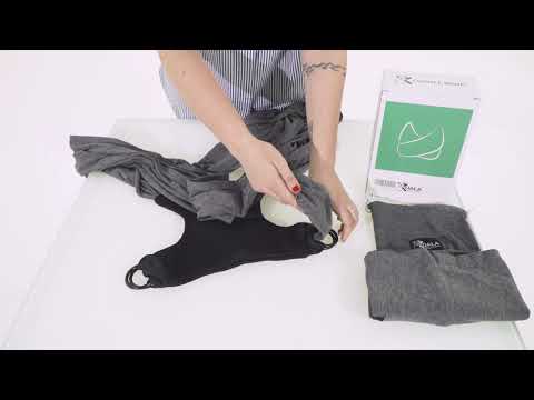 Baby Carrier Wrap Koala Cuddle Band - How to insert the band into the loops