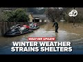 Winter weather strains Eureka shelters as donations dwindle