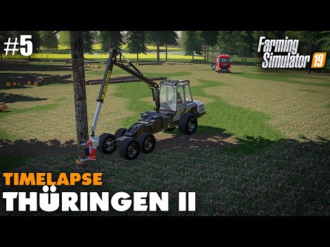 Thüringen II Timelapse #5 Clearing The Forest Farming Simulator 19