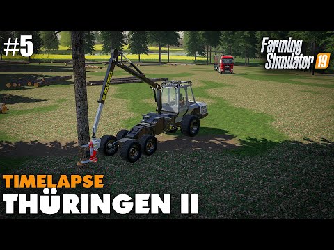 Thüringen II Timelapse #5 Clearing The Forest Farming Simulator 19 Video
