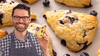 Easy Blueberry Scones Recipe | Beyond Delicious!