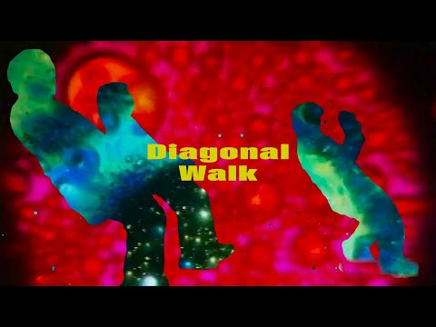 Black Flower - Diagonal Walk