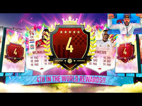WOW INSANE SUMMER HEAT FUT CHAMP REWARDS! 4TH IN THE WORLD!! (FIFA 20 Ultimate Team)