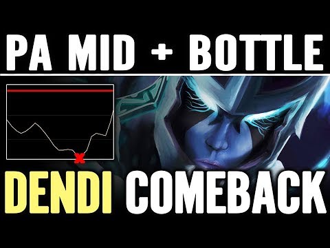 Phantom Assassin MID Why Not? Dendi Easy Comeback wtih PA Dota 2