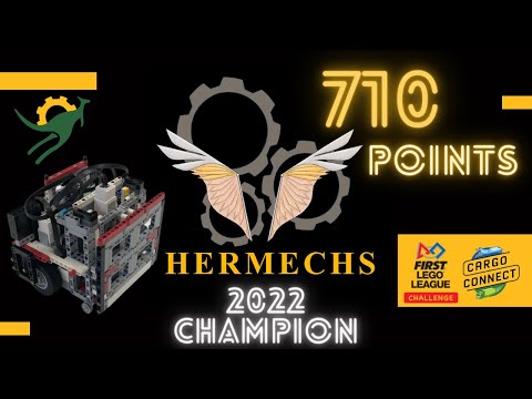 APOC 2022 FLL CARGO CONNECT ROBOT PERFORMANCE CHAMPION 710 POINTS - 130 SECONDS! | HERMECHS