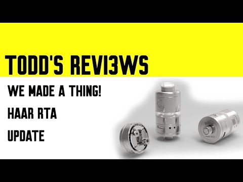 The HAAR RTA, an atty by Van & Del Design & ME!!!!