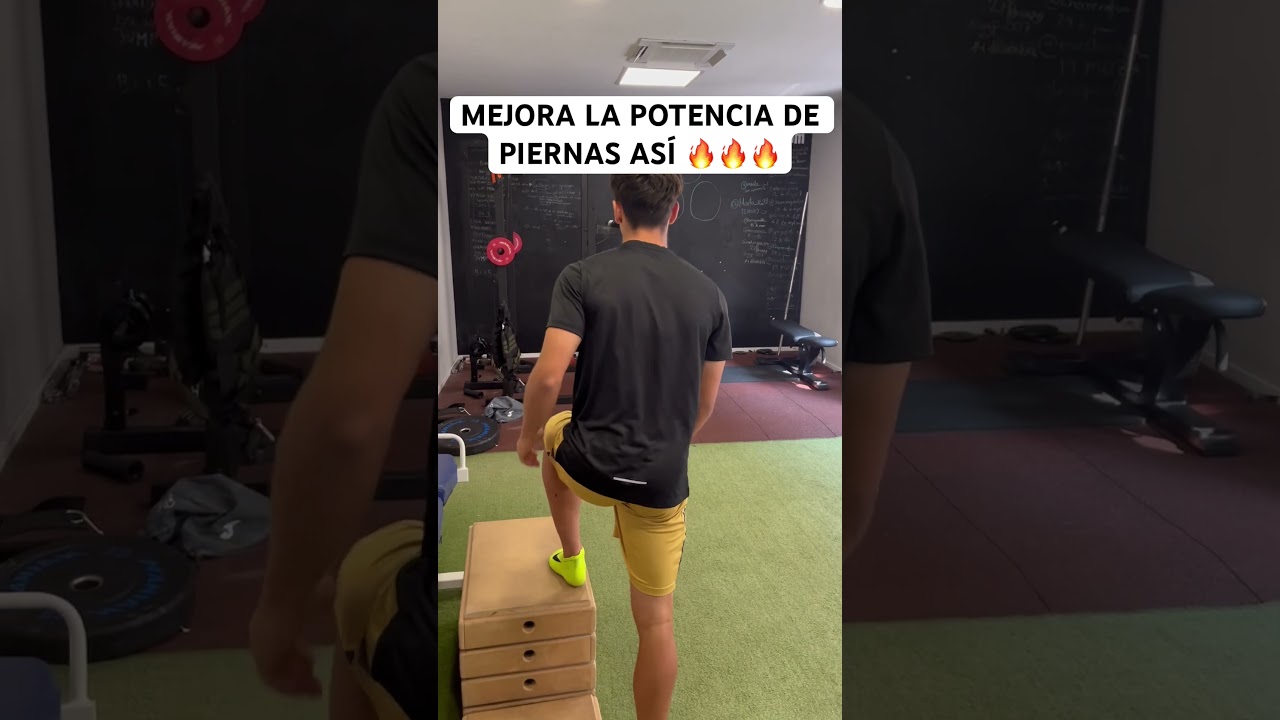 Ejercicio para mejorar POTENCIA de PIERNAS en FUTBOLISTAS | haz esto