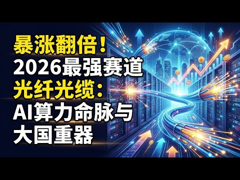 暴涨翻倍！2026最强赛道光纤光缆：AI算力命脉与大国重器 | 100% Surge! Fiber Optics: The Lifeline of AI Computing