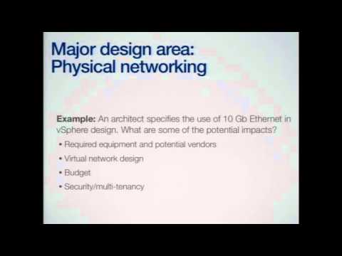 VMworld 2011: VSP1926 - Getting Started with VMware vSphere Design