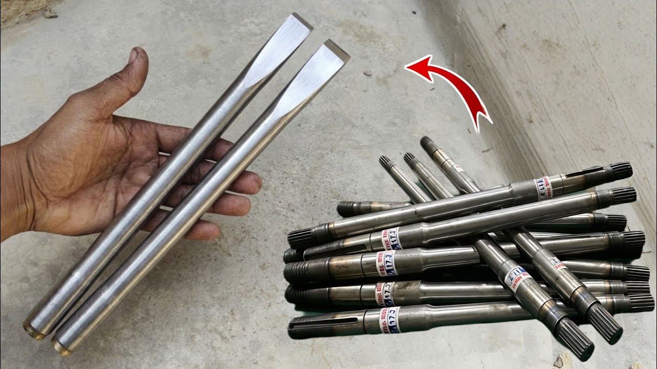 Making A Chisel From Auto Rod | Making A Chheni | Metal cutting tool | Chheni kaise banaye | Chheni