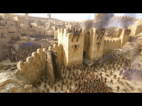 5000 Vlandians attacks 3000 Aserai - Castle Siege Battle | Mount & Blade 2 Bannerlord