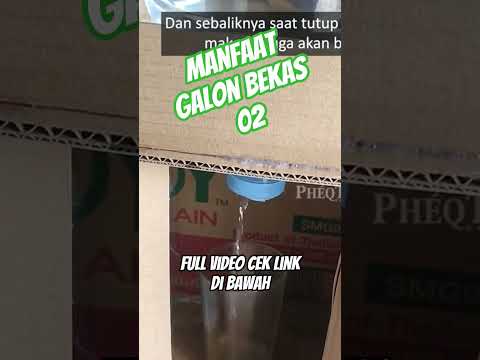 Manfaat Galon Bekas - 02 #galon #bekas #air #idekreatif #manfaat