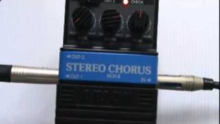 Video thumbnail for Arion Sch-Z Stereo Chorus Guitar Effect Pedal by chatreeo