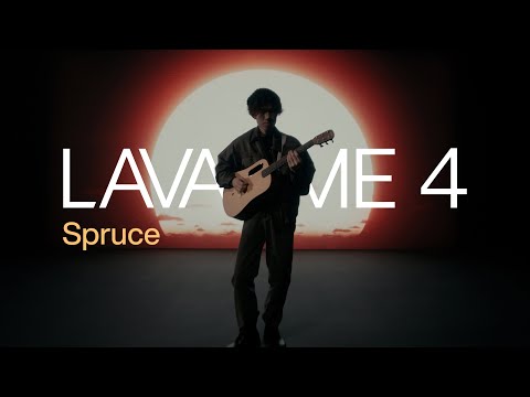 Refurbished LAVA ME 4 Solid Spruce Top Series,HILAVA 2.0 Smart Acoustics Electric Guitars,right handed,with 3.5 inch TouchScreen,FreeBoost 2.0, AirFlow Bag, Woodgrain Brown/Burlywood,36 inch image 7