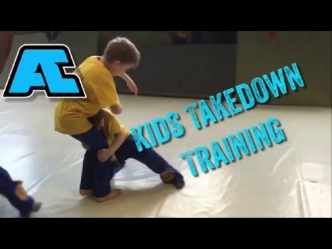 Andyconda - Kids learning the Doubleleg Takedown