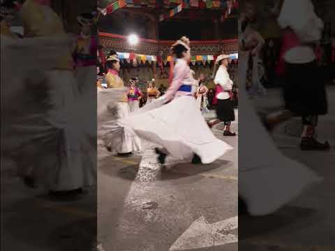 Mosuo 摩梭 Naxi bonfire dance 1. Lugu Lake, Yunnan, China 2024-10-22