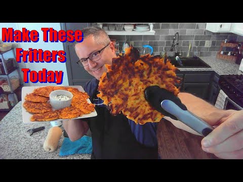 If you have a Butternut Squash, make these 10min Fritters