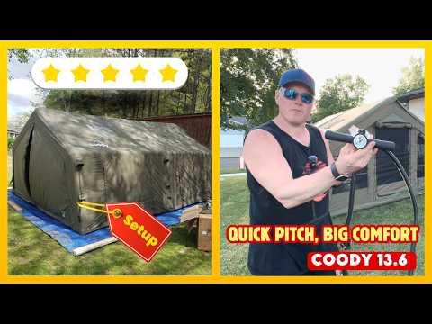 Coody 13.6 Inflatable Tent House Review | Fast 8-Minute Setup