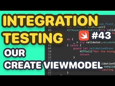 Integration Tests in Swift Concurrency with Our Create View Model thumbnail
