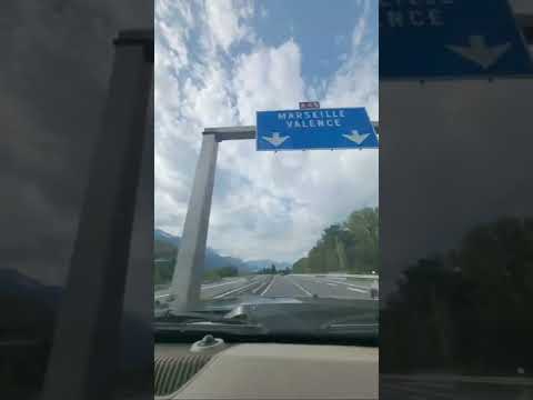 Driving from Geneva, Switzerland to Avignon, France 1