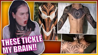 Tattoo Enthusiast Reacts To: Oddly Satisfying Tattoos
