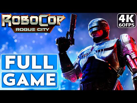 ROBOCOP ROGUE CITY Gameplay Walkthrough (FULL GAME) (4K 60FPS PC RTX 4090) - No commentary