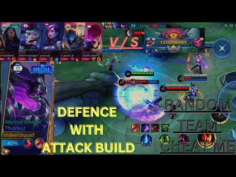 THAMUZ DEFENCE + ATTACK BUILD BUT RANDOM CHEAT ON ME AND LOSE IT🔥🔥