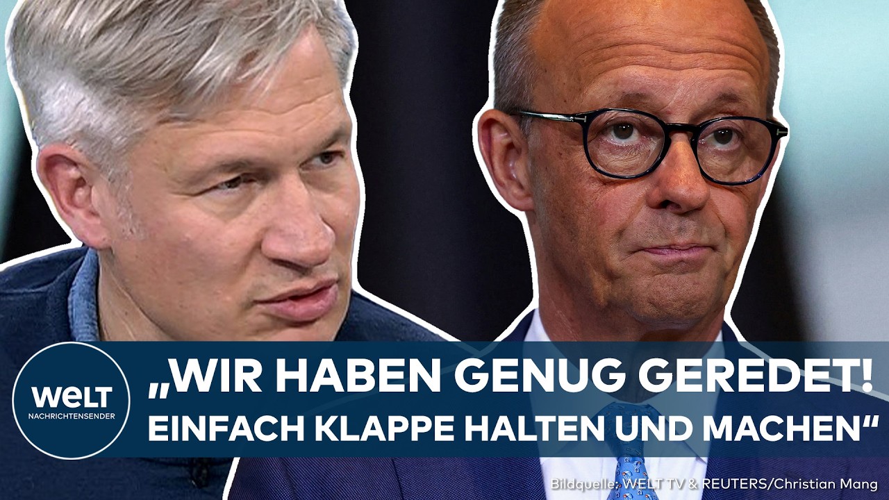 KOALITION: "Das ist absurd!" Schwarz-Rot bald am Ende? Ulf Poschardts düstere Merz-Prognose