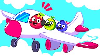 Safety Tips in an Airplane ✈️✨ Fly Safe with Pit & Penny 🥑